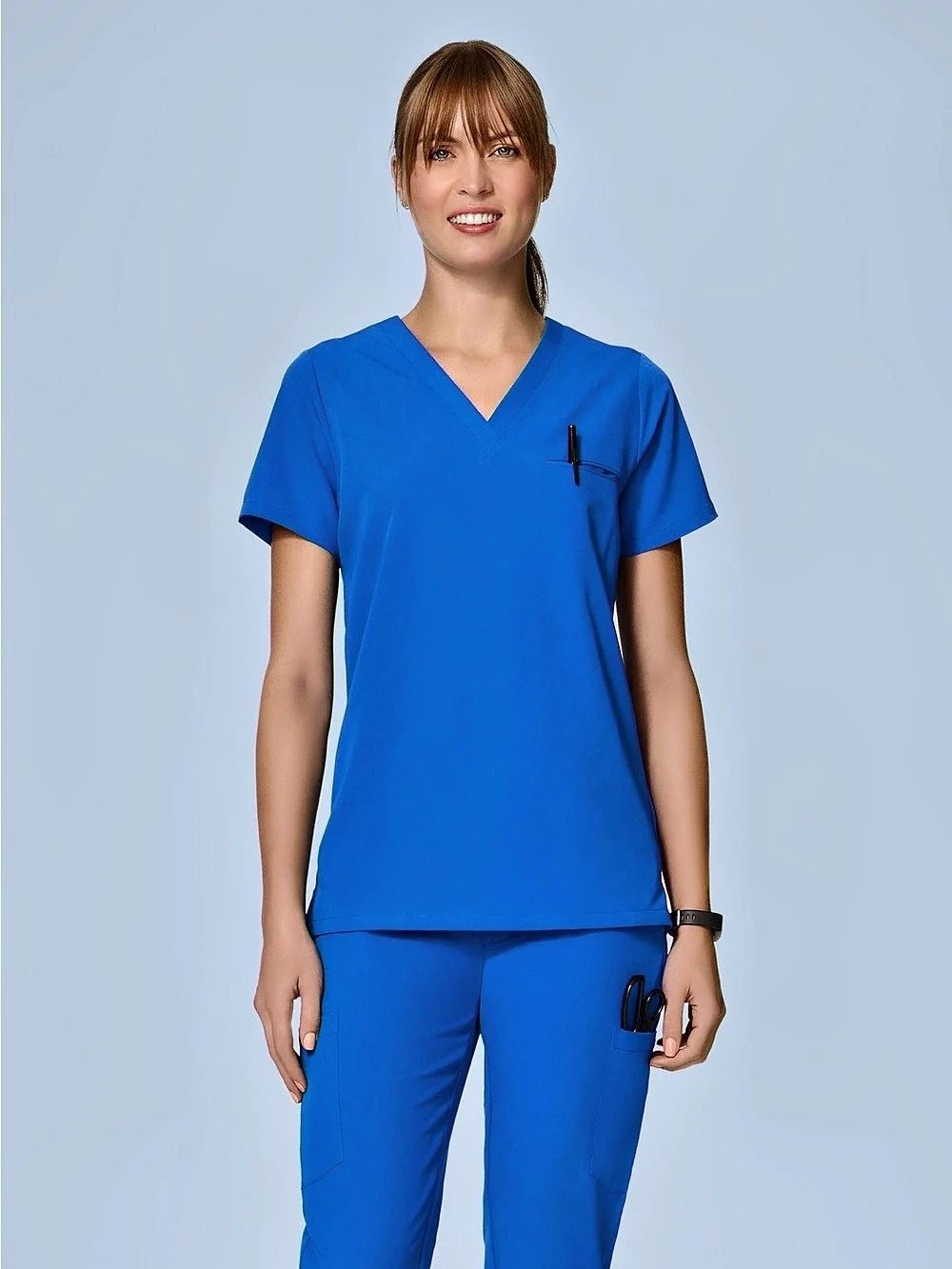 Mandala scrub set in XS/ Royal Blue color/ Like New condition